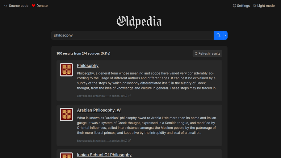 Oldpedia preview